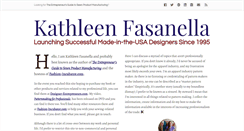 Desktop Screenshot of kathleenfasanella.com