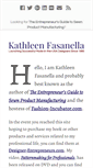 Mobile Screenshot of kathleenfasanella.com